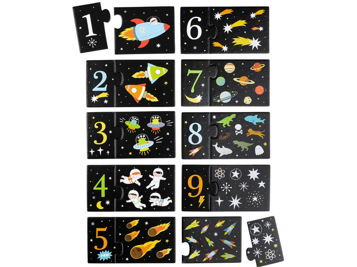 ALLC Zahlenpuzzle 17x10x4.4cm PGCPGA14 Galaxy 20-teilig (8719715003962)