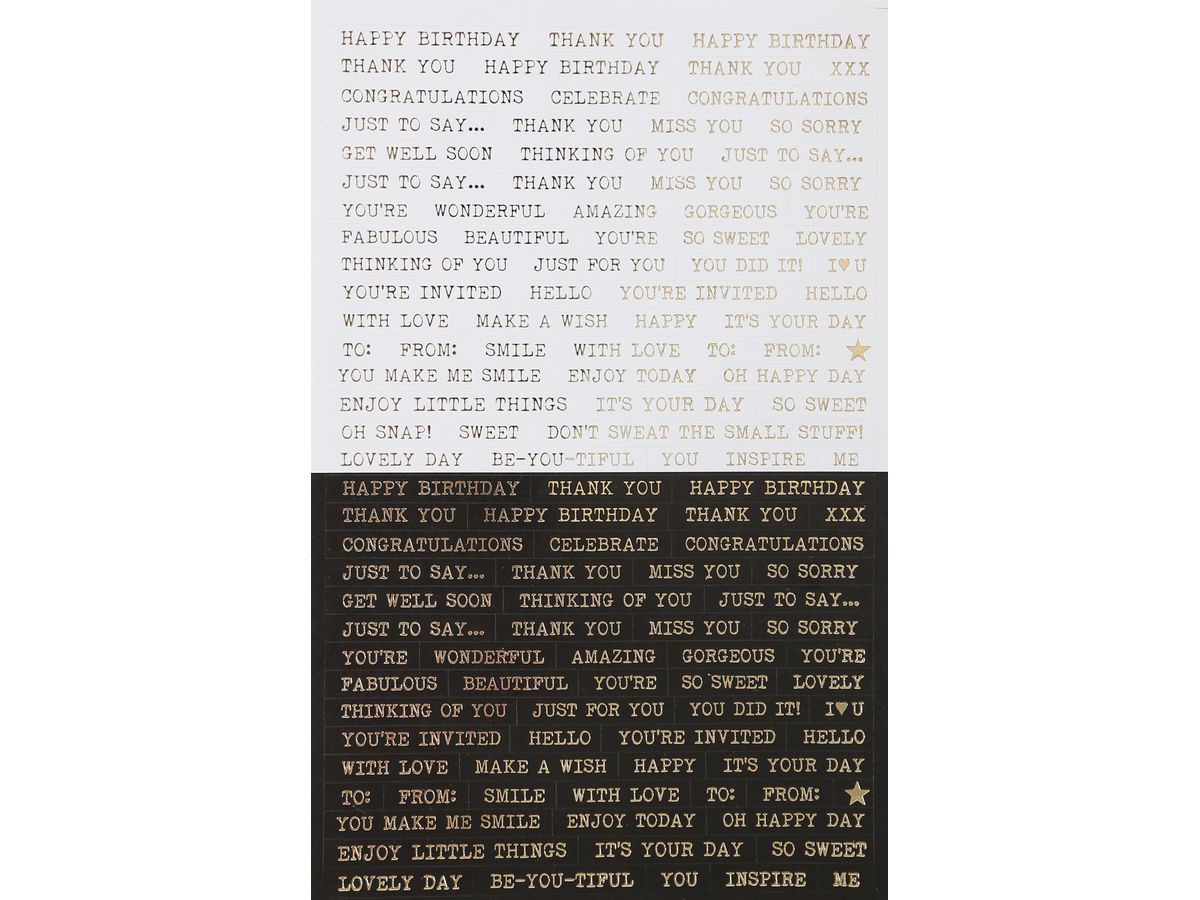 I AM CREATIVE Stickerbook 4087.473 paroles, 5 feuilles (7611983170821)