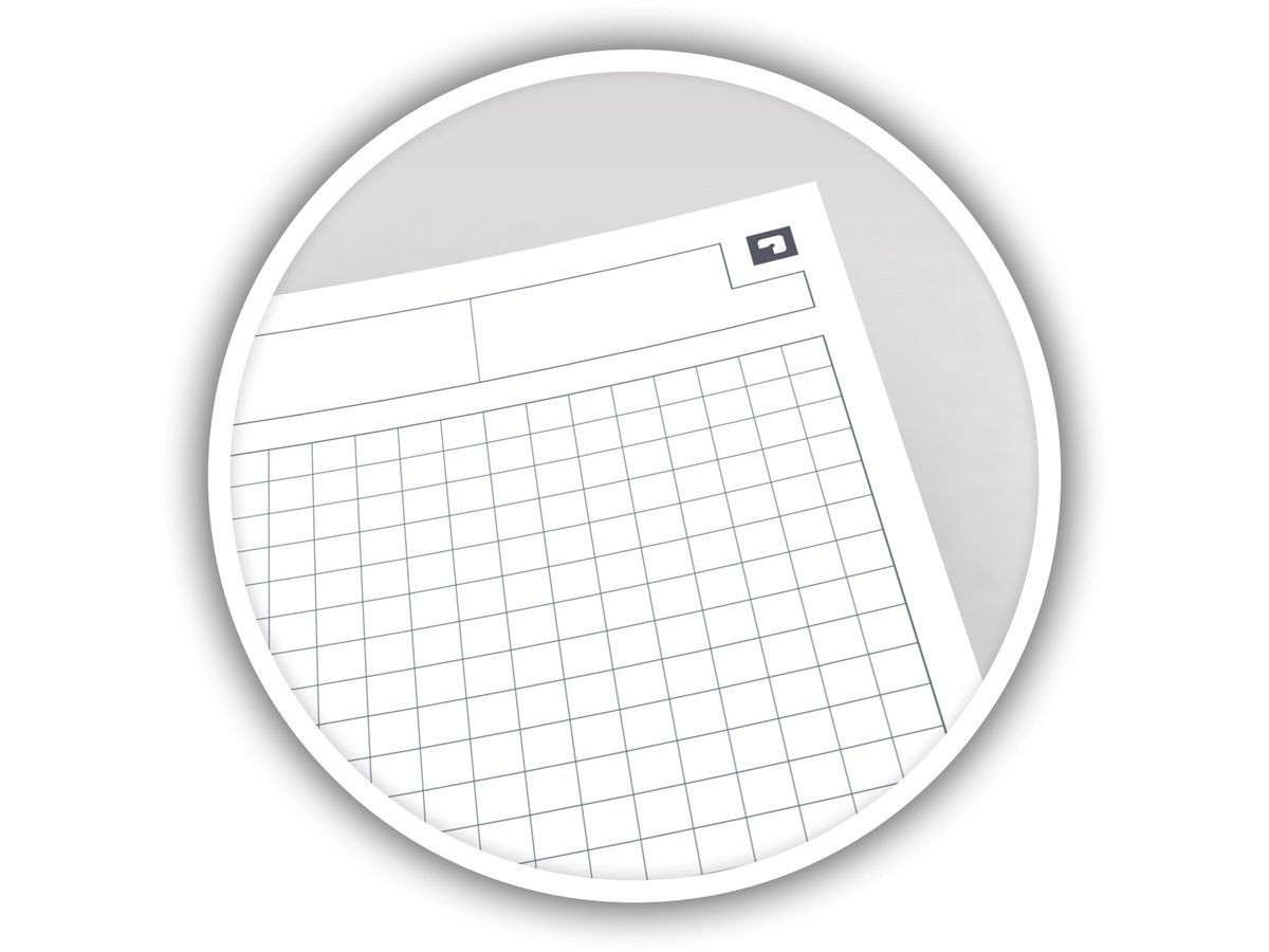 OXFORD Spiralbuch A5+ 100101849 kariert 5mm, 80g 80 Blatt (3020120012117)