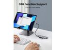 UGREEN USB-C Hub 4in1, Silver 70336 4xUSB-A (6957303873364)