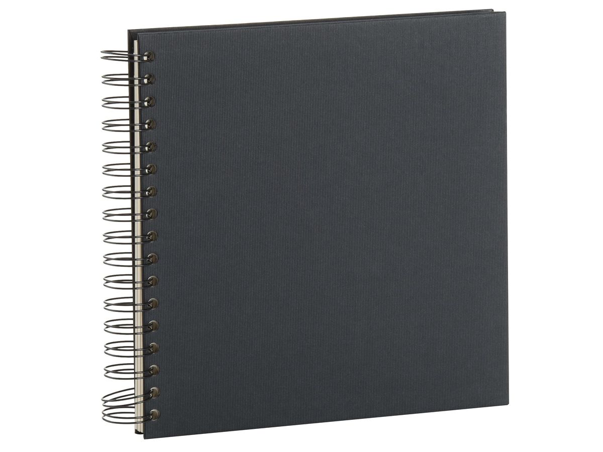 RÖSSLER Fotoalbum 1329452706 23x23cm, schwarz/off-white (4014970107382)