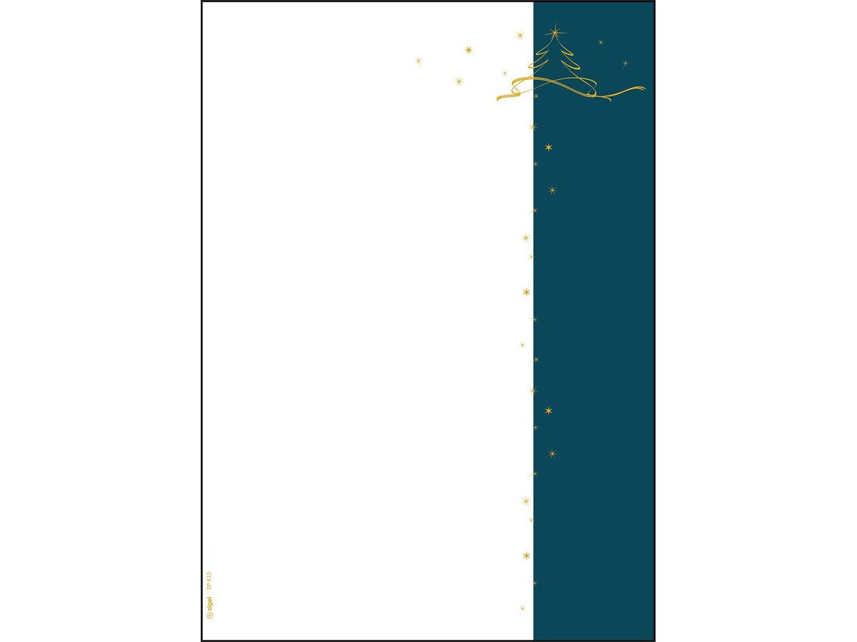 SIGEL Carta con motivi natalizi A4 DP413 Xmas Tree Kraftpapier 100pz. (4004360795640)