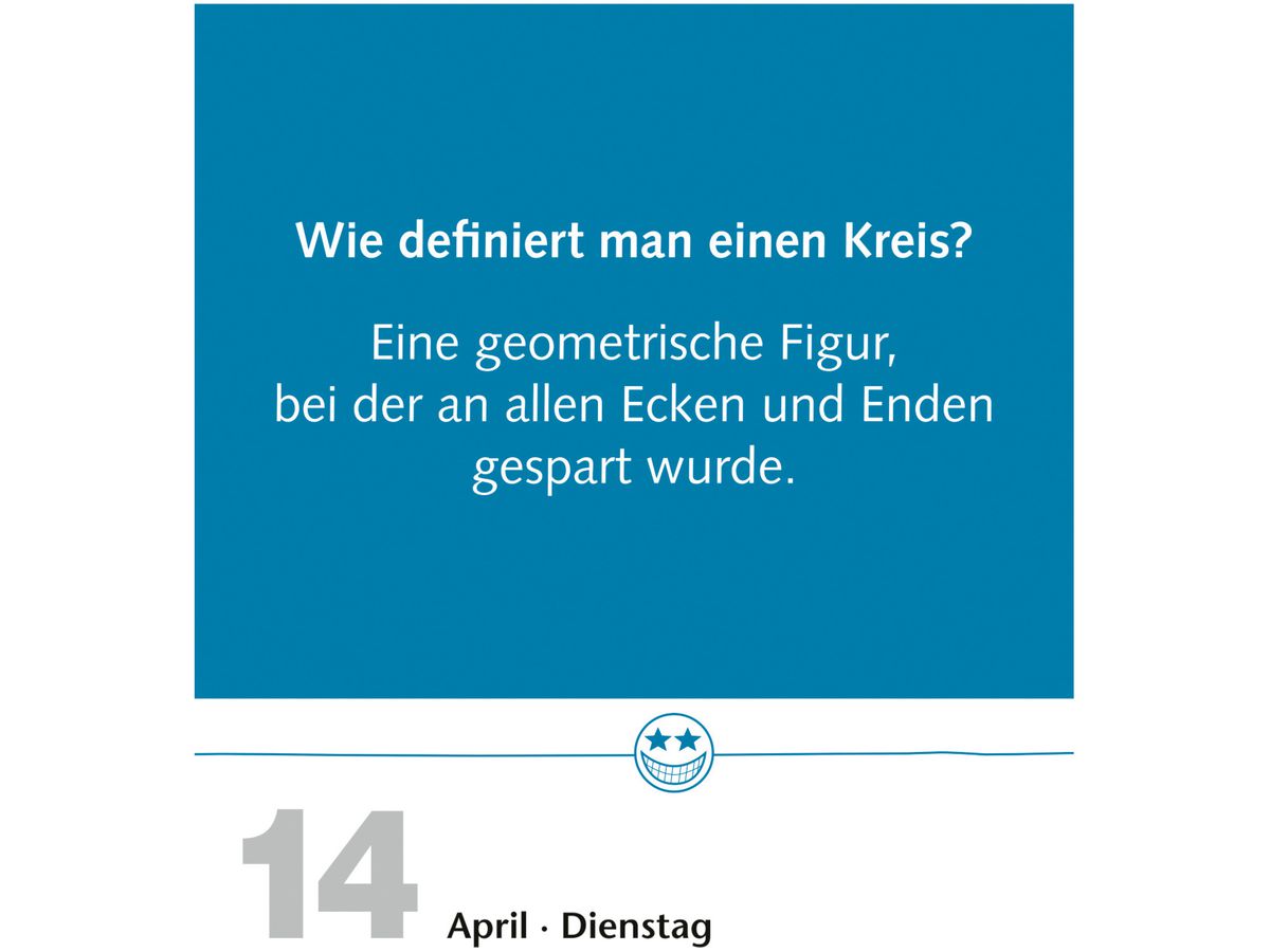 HARENBERG Abreisskalender 2026 3309759+26 Beste Witze DE 11x14cm (9783840036323)