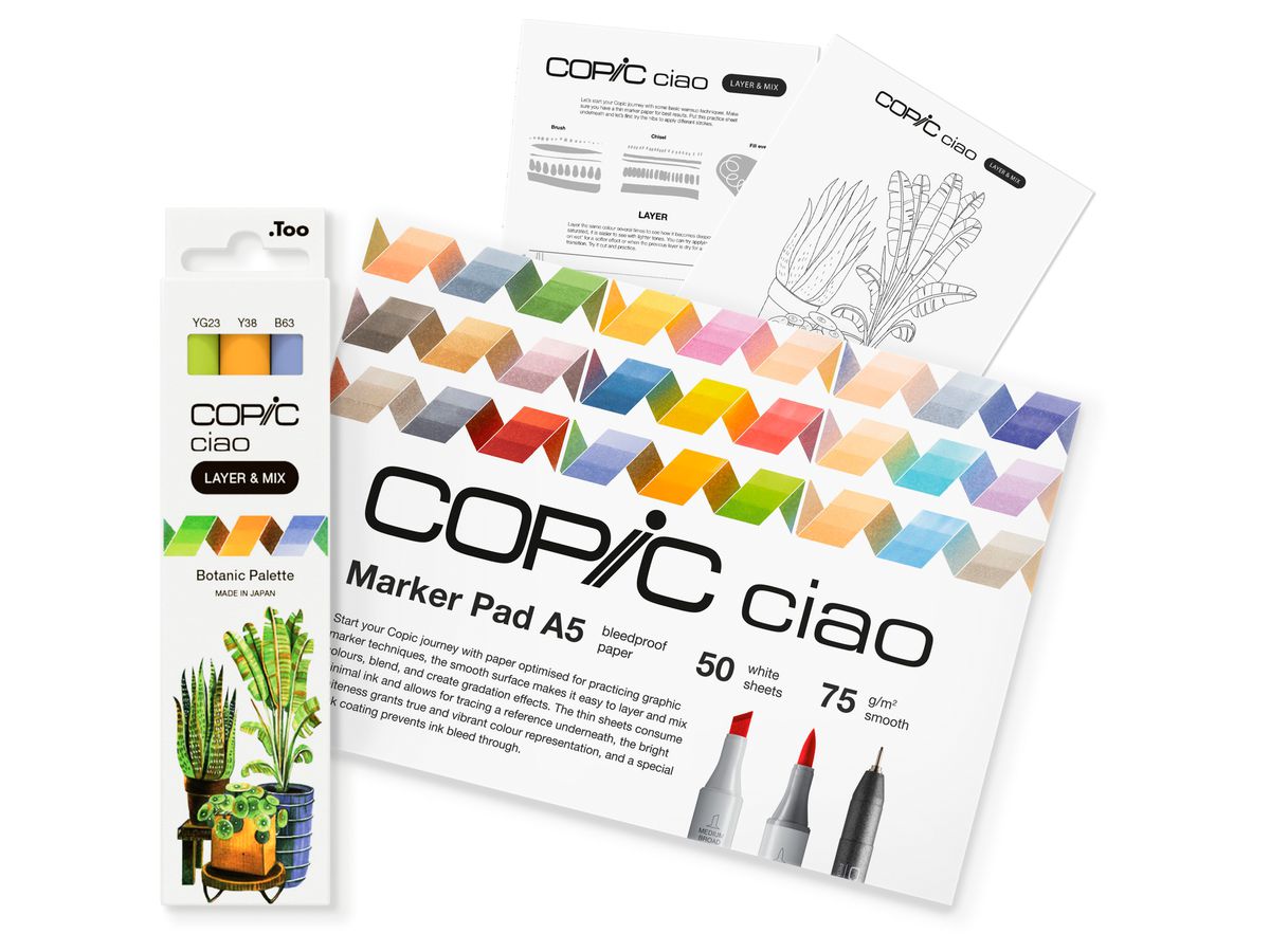 COPIC Marker Ciao 220750206 Botanic Palette 3 Stück (4013695268200)