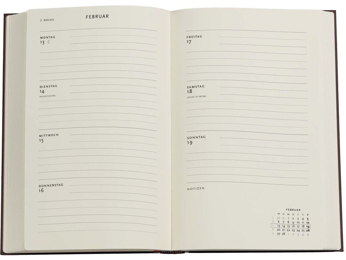PAPERBLANKS Agenda Feuervogel 2026 FD0688-7 1W/2S HOR Maxi SC DE 13.5x21cm (9780349706887)