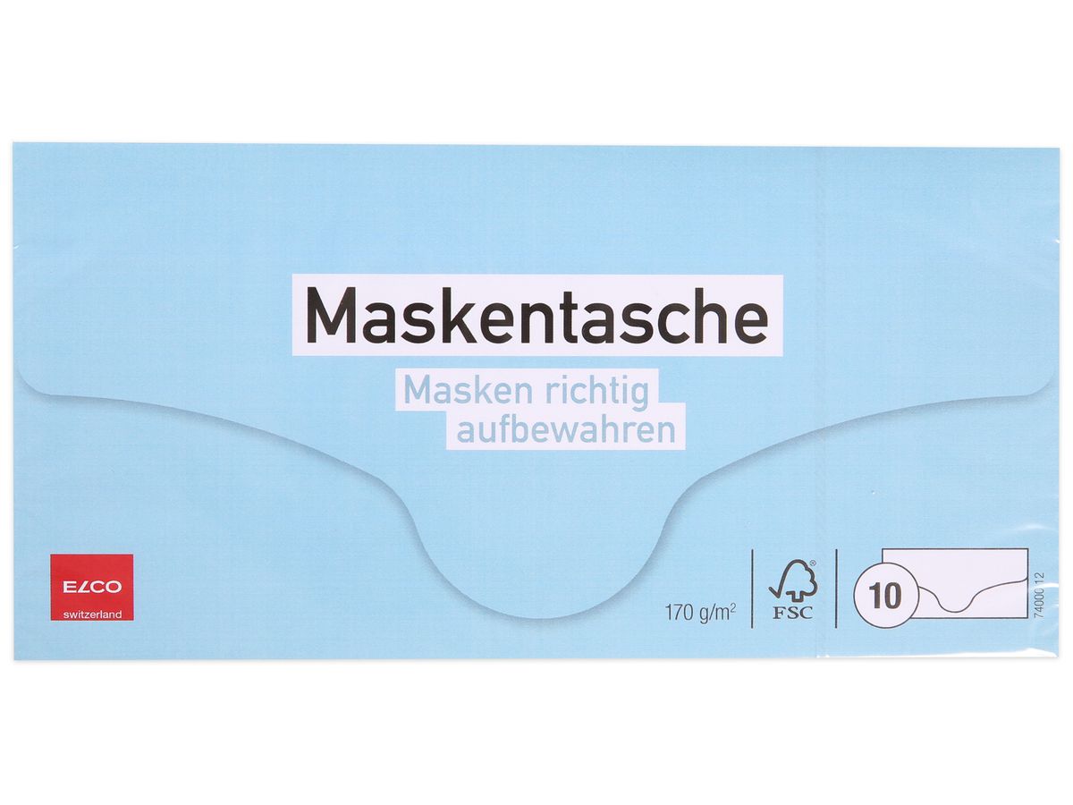 ELCO Couvert für Masken C5/6 74000.12 170g, weiss 10 Stück (7611722021896)