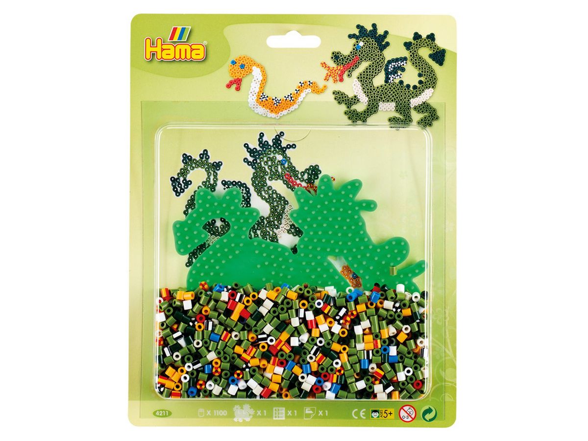 HAMA Set di Perline Midi G1014211-0 Dragon (0028178042110)