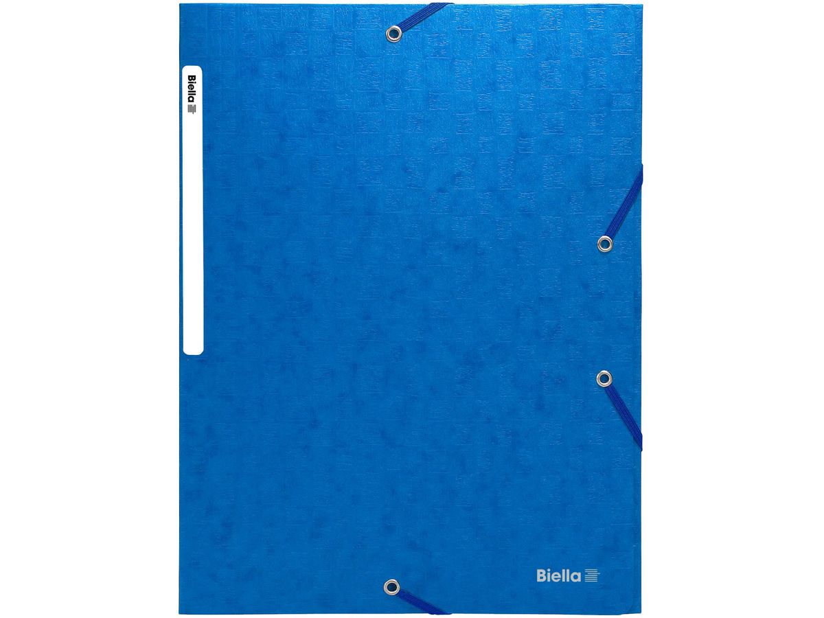 BIELLA Dossier ferm. Élastique A4 17840005U bleu, 590gm2 220 flls. (7611365252473)