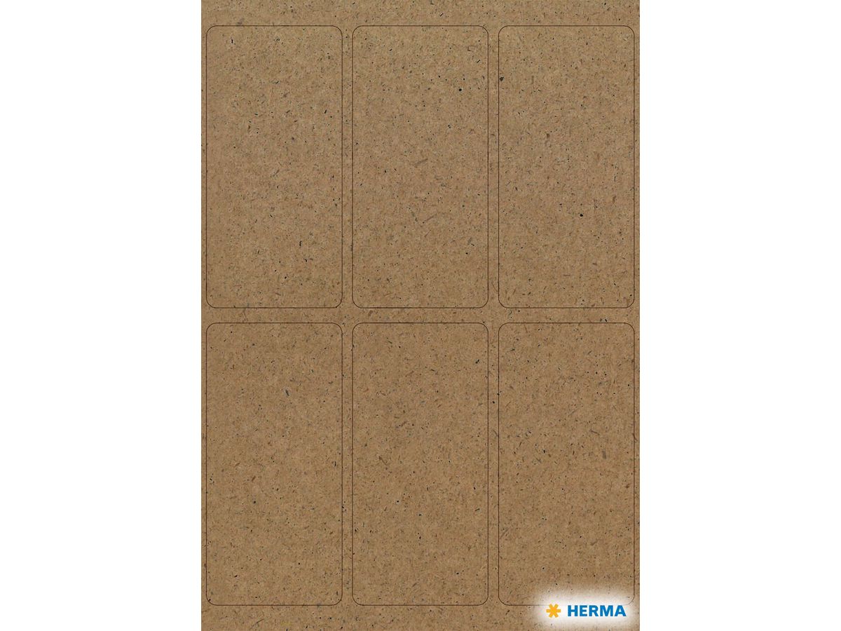 HERMA Étiquettes Home 26x54mm 15755 en papier silphie 24 pcs. (4008705157551)