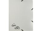 KOLMA Cartella elastico Wedding A4 11.179.07 opak argento,love (7611967113844)