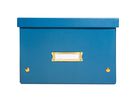 EXACOMPTA Scatola portaoggetti Neo Deco 62352E blu, A4+ 27x36x19cm (3130630623526)