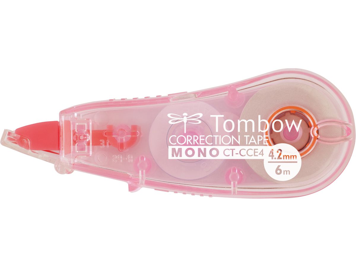 TOMBOW Roller de correction 4,2mm CTCCE4PKB MONO Micro, rosa (4003198403345)