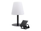 SECURIT Lampe de table MICHELLE LP-BL-TA noir, batterie, dimmable (8719075289709)
