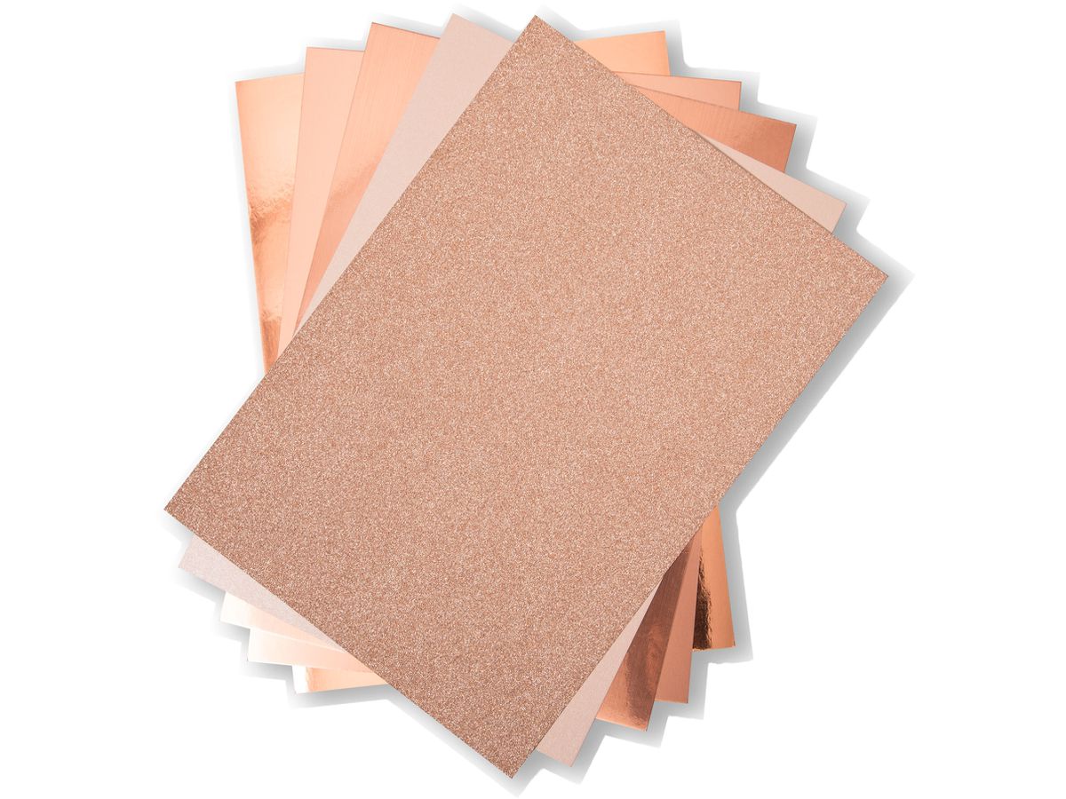 SIZZIX Scatola di cartone A4 664534 rosa 50 fogli (0630454261223)