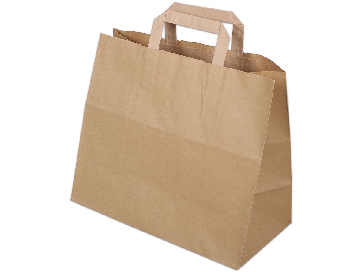 ELCO Tragetasche 320x170x290mm 83202.25 mit Henkel, braun 50 Stück (8024932108926)