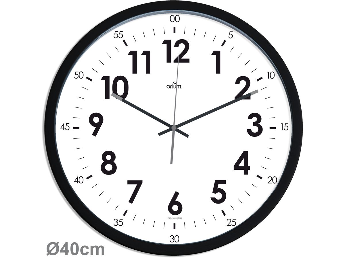 CEP Orologio a parete 40cm 2112510011 nero (3661474112513)