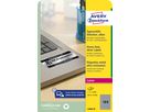 AVERY ZWECKFORM Typenschild-Labels 25,4x10mm L6008-20 silber, Laser 3780 St./20 Bl. (4004182060087)