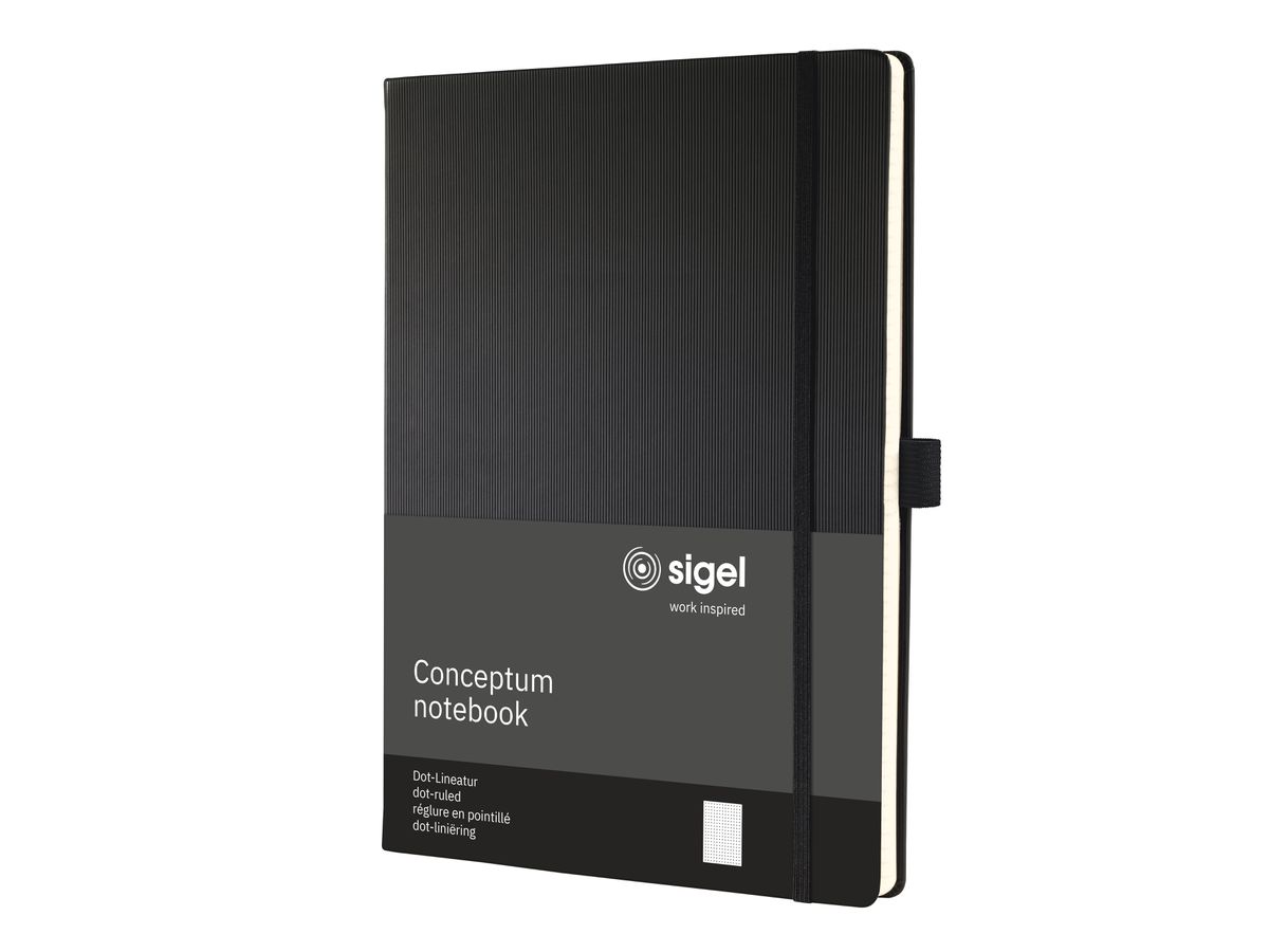 CONCEPTUM Taccuino A4 CO108 black, Dot-Lineatur, 194 p. (4004360821417)