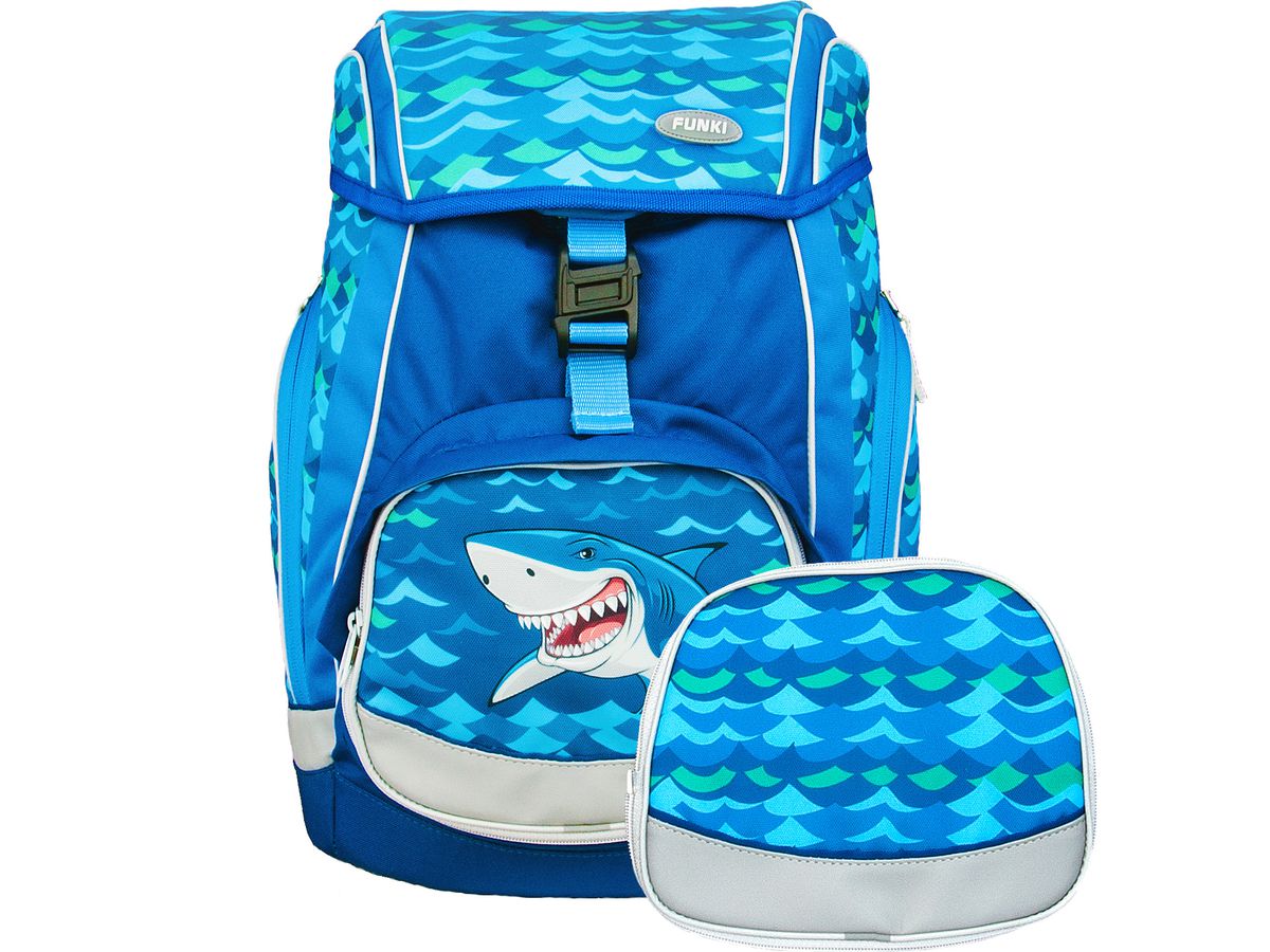 FUNKI Flexi-Bag Set Big Shark 6040.606 blau 5-teilig (7611468083332)