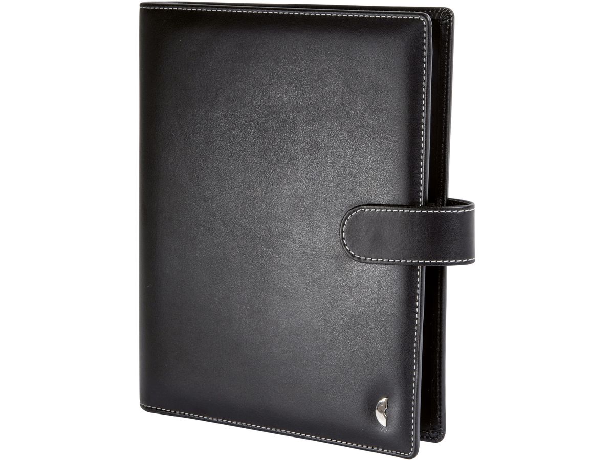 CHRONOPLAN Class. à anneaux Einst. Slim 50107Z.26 simili-cuir noir A5 (4004182501078)