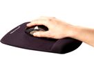 FELLOWES Mausmatte Plushtouch 9252003 schwarz,mit Handgelenkauflage (0043859718917)