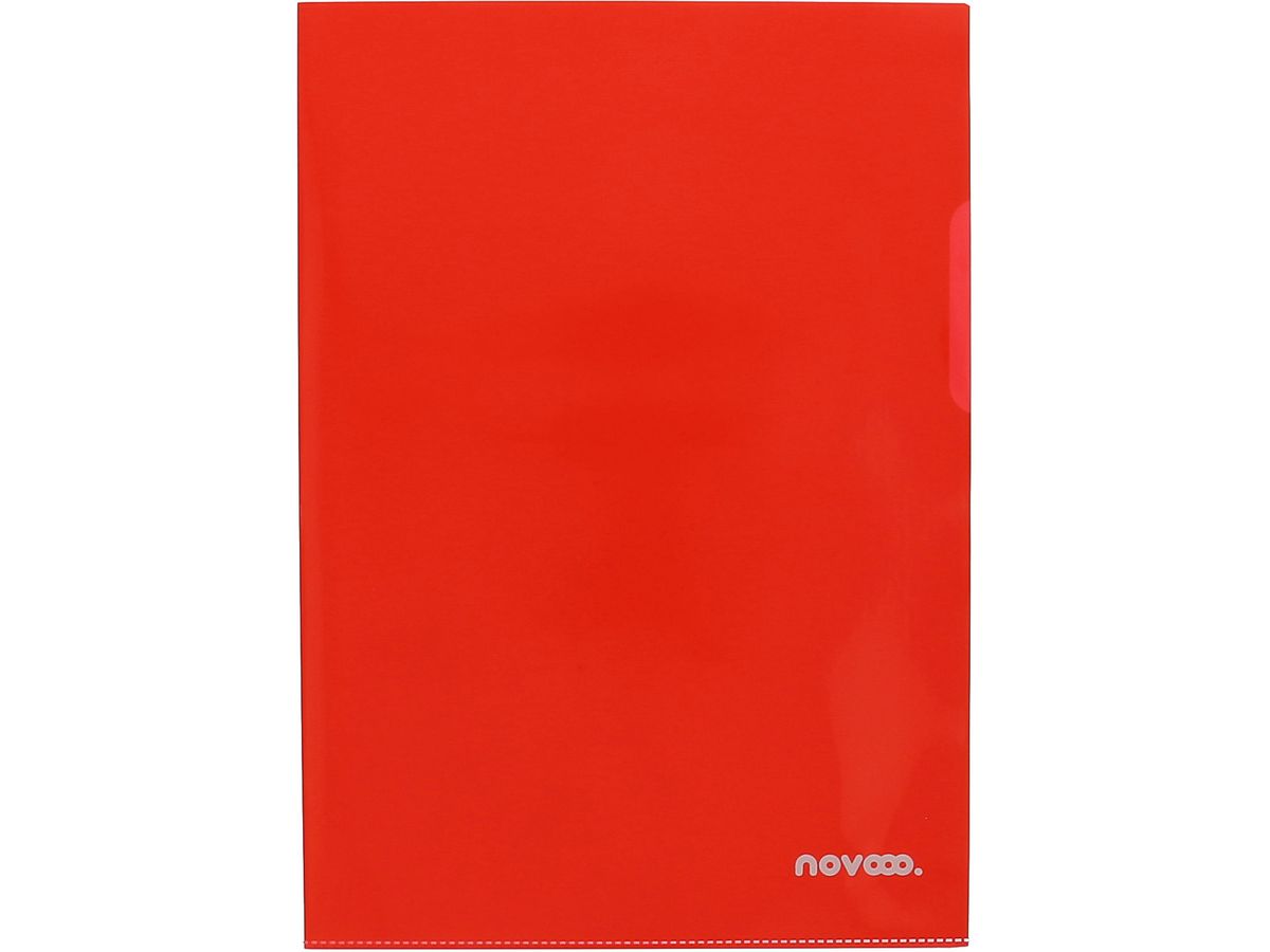 NOVOOO Pro Sichtmappen 140my A4 400197668 rot glatt 10 Stück (9010729003467)