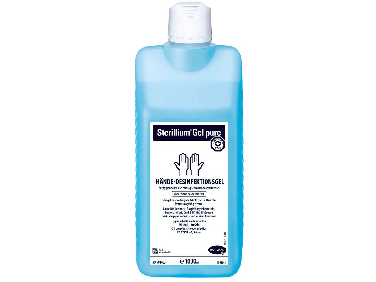 HARTMANN Sterillium CleanSafe Gel pure 981723 1000 ml (4031678079513)