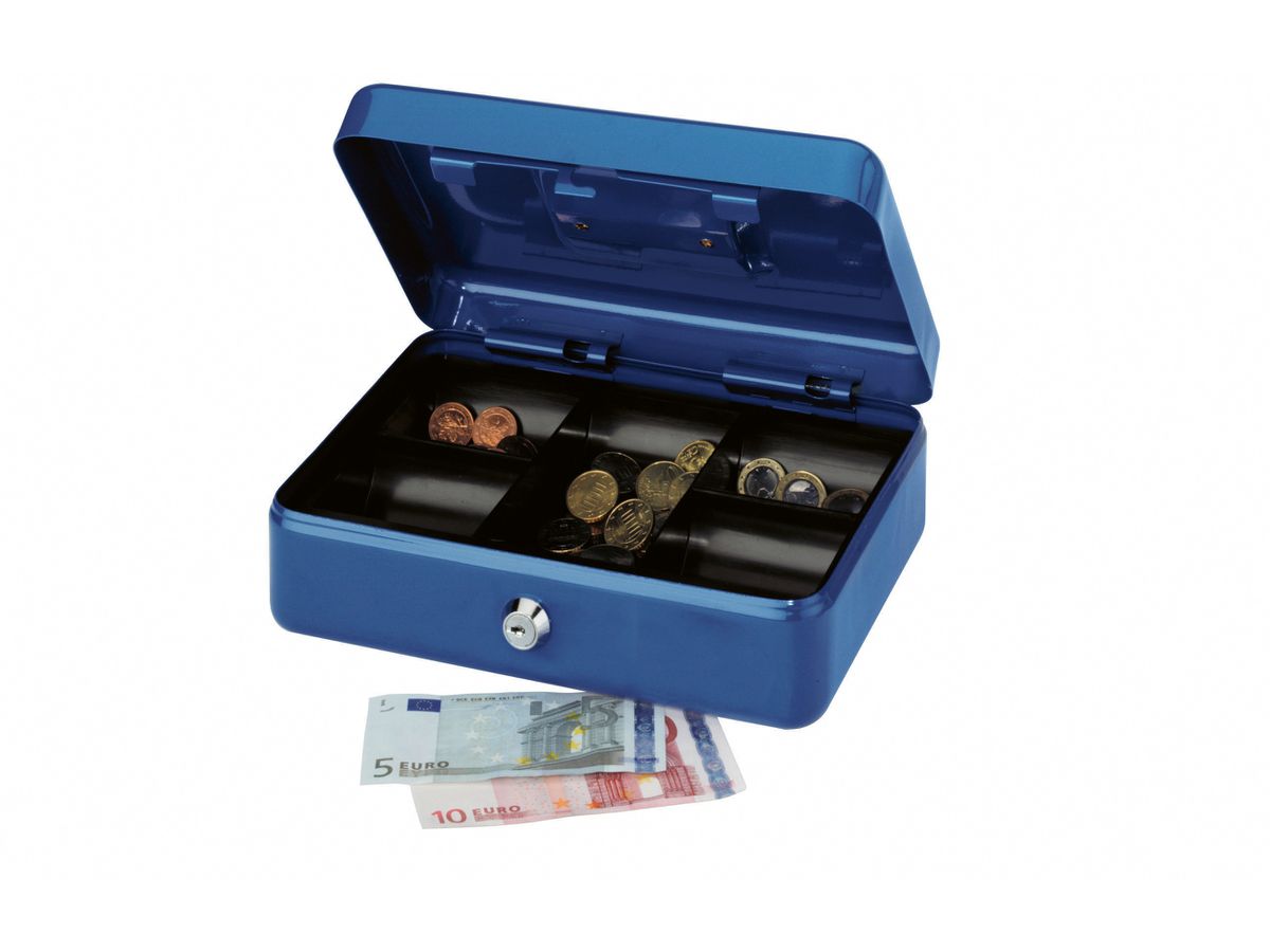 MAUL Geldkassette 3 25x19,1x9cm 9.70 blau (4002390011259)