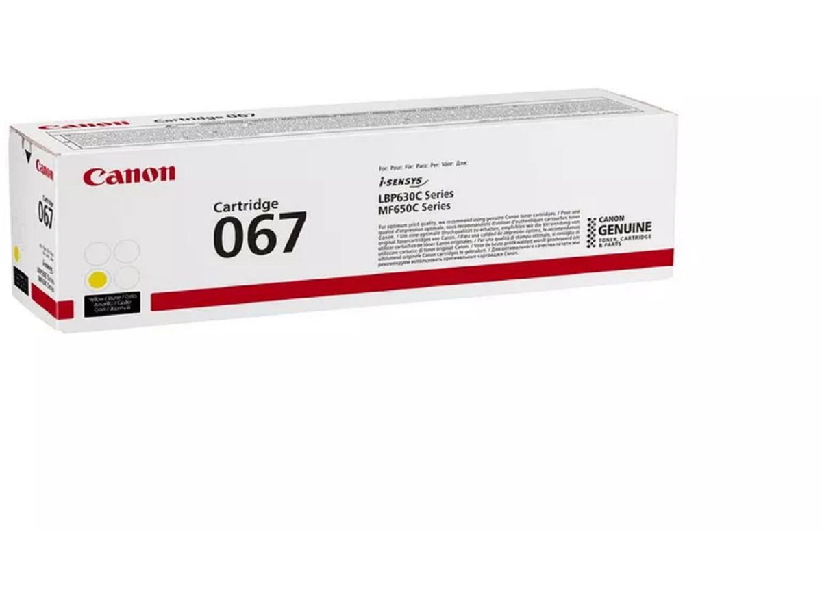 CANON Toner-Modul 067 yellow 5099C002 LBP631Cw/633Cdw 1250 Seiten (4549292187434)