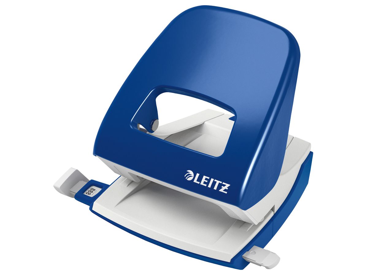 LEITZ Bürolocher NewNeXXt 5.5mm 50080035 blau f. 30 Blatt (4002432316779)