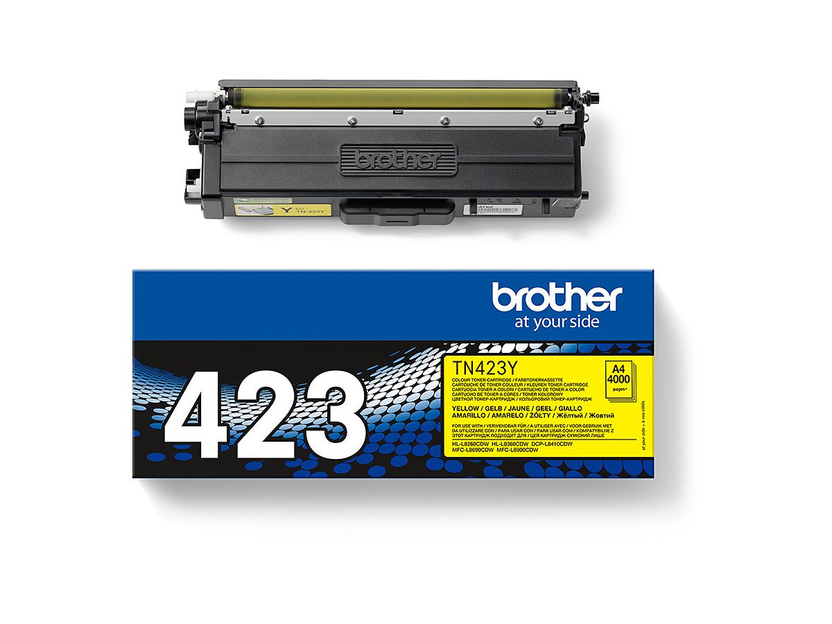 BROTHER Toner HY yellow TN-423Y HL-L8260CDW 4000 Seiten (4977766771719)