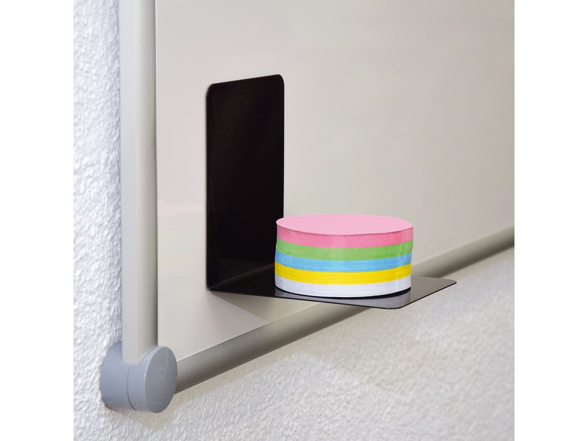 MAUL Buchstütze magnethaftend 7.25 14x12x14cm schwarz 2 Stk. (4002390061629)