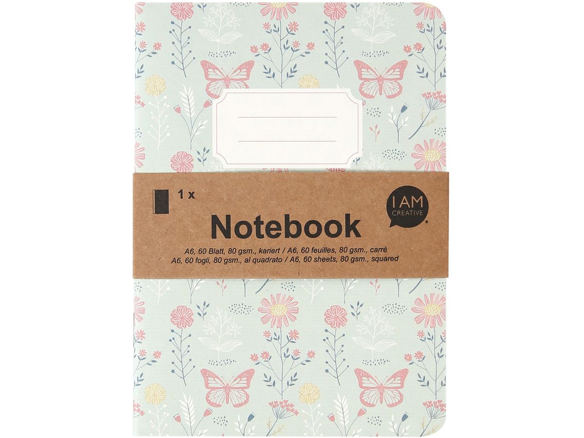 I AM CREATIVE Taccuino A6 4005.42 verde 60 pagine (7611983212323)