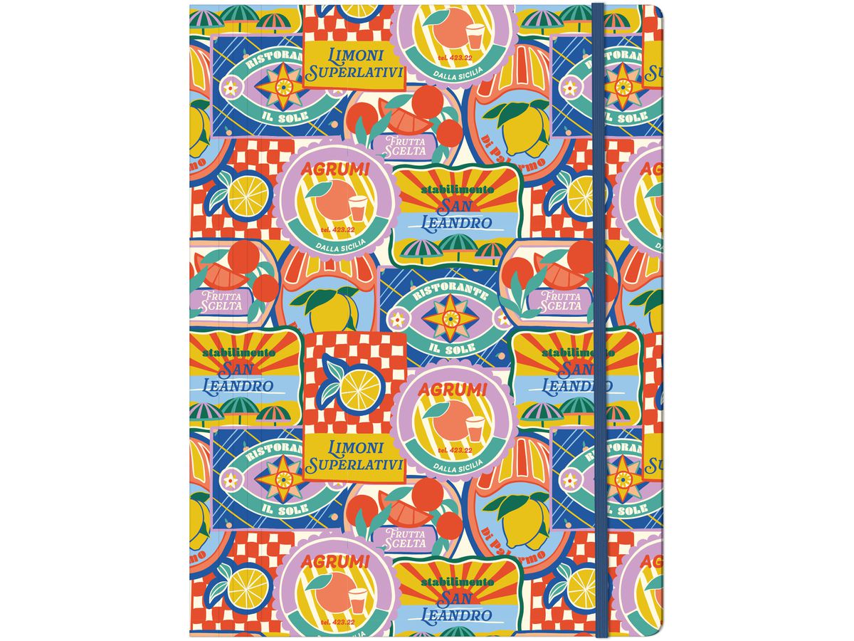 CLAIREFONTAINE Cartella DolceAmore 24x32cm 116275C con elastico (3329681162751)