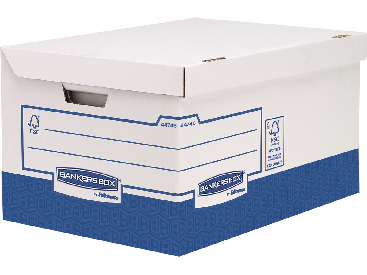 FELLOWES BankersBox Ultra 4474601 weiss/blau 37.8x28.7x54.5 cm (0043859720507)
