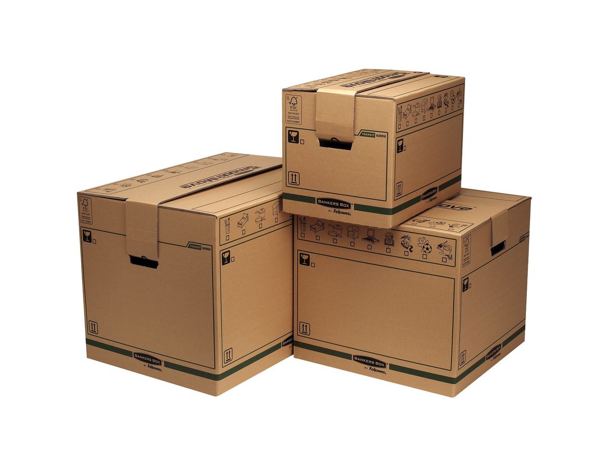 FELLOWES Umzugskarton SmoothMove 6205301 412x480x470mm (0043859607044)