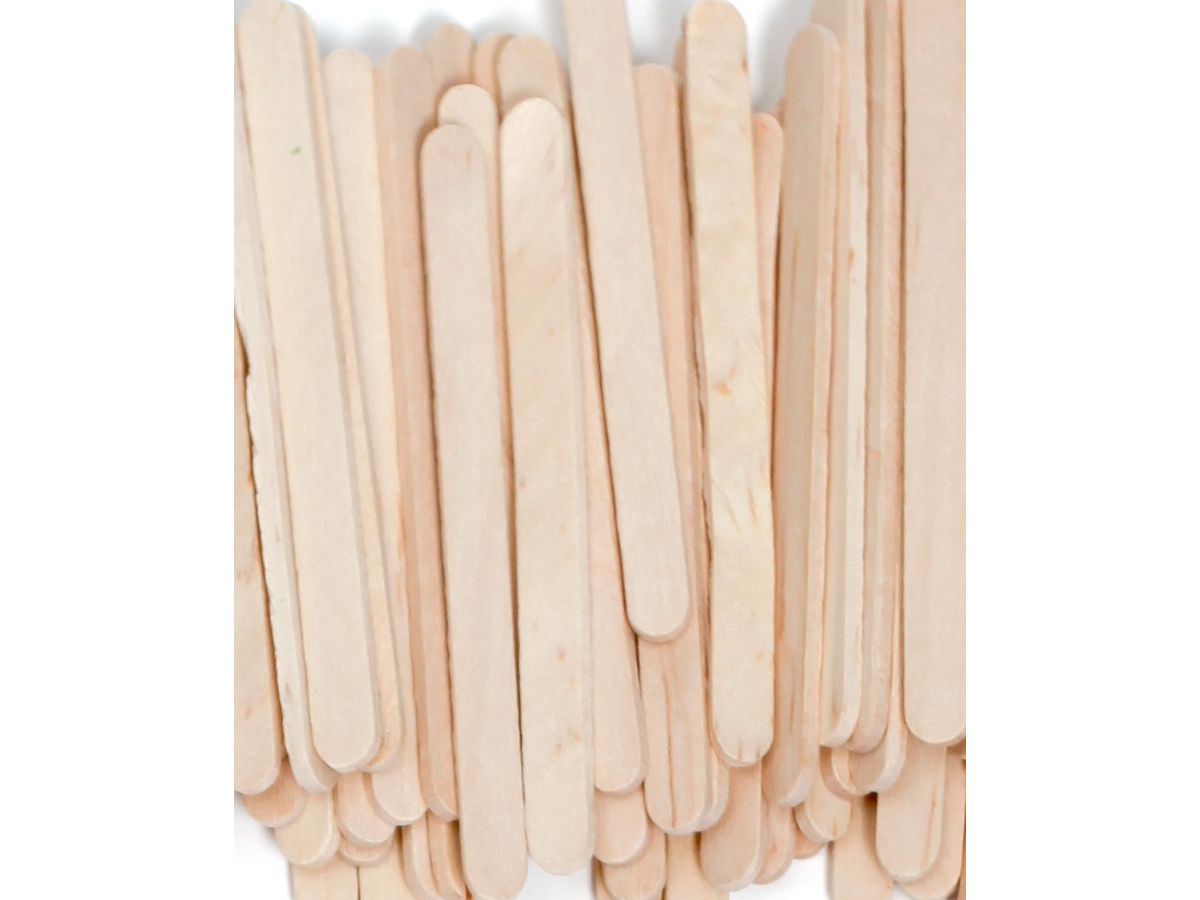 I AM CREATIVE Bastelhölzer 1302 natur, 110x11mm, 72 Stück (7611983151646)