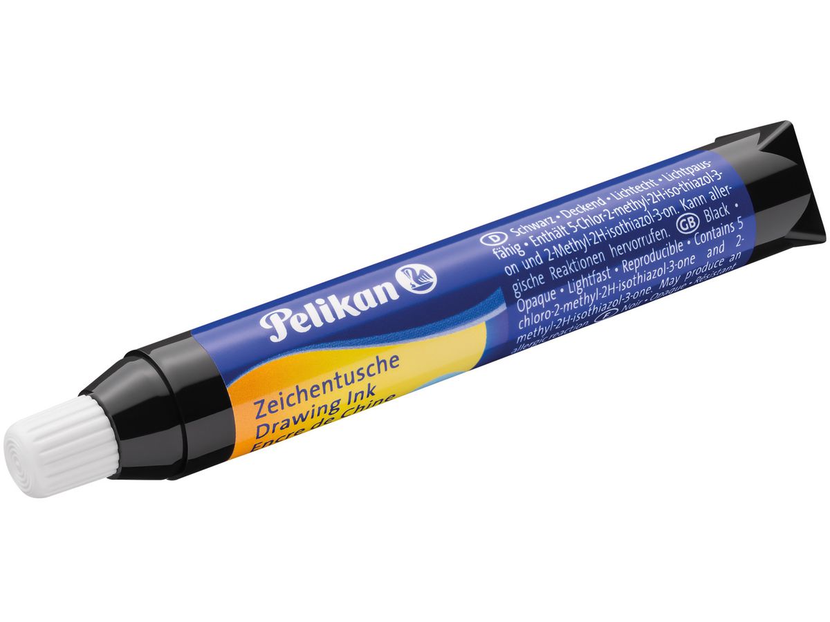 PELIKAN Encre de chine, cart. 9ml P/17 noir (4012700201409)