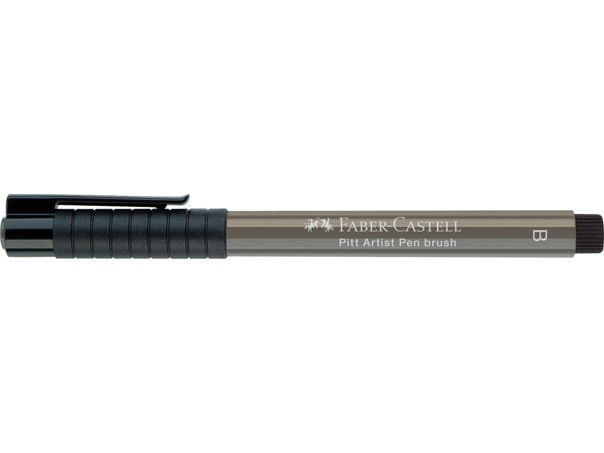 FABER-CASTELL Pitt Artist Pen Brush 2.5mm 167473 warm grey IV (4005401674733)