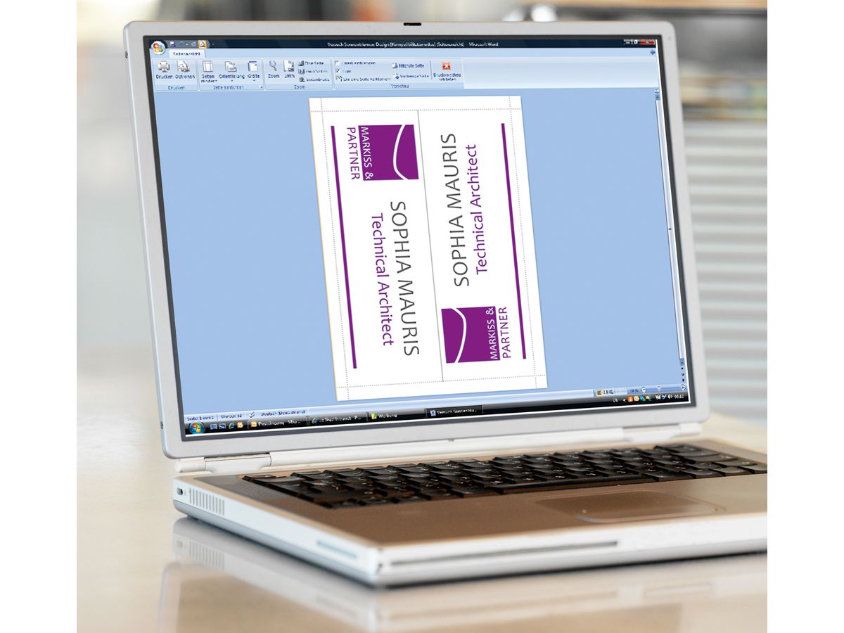 SIGEL Cartes table 94x42mm DP046 blanc, 185g 80 pcs. (4004360937057)