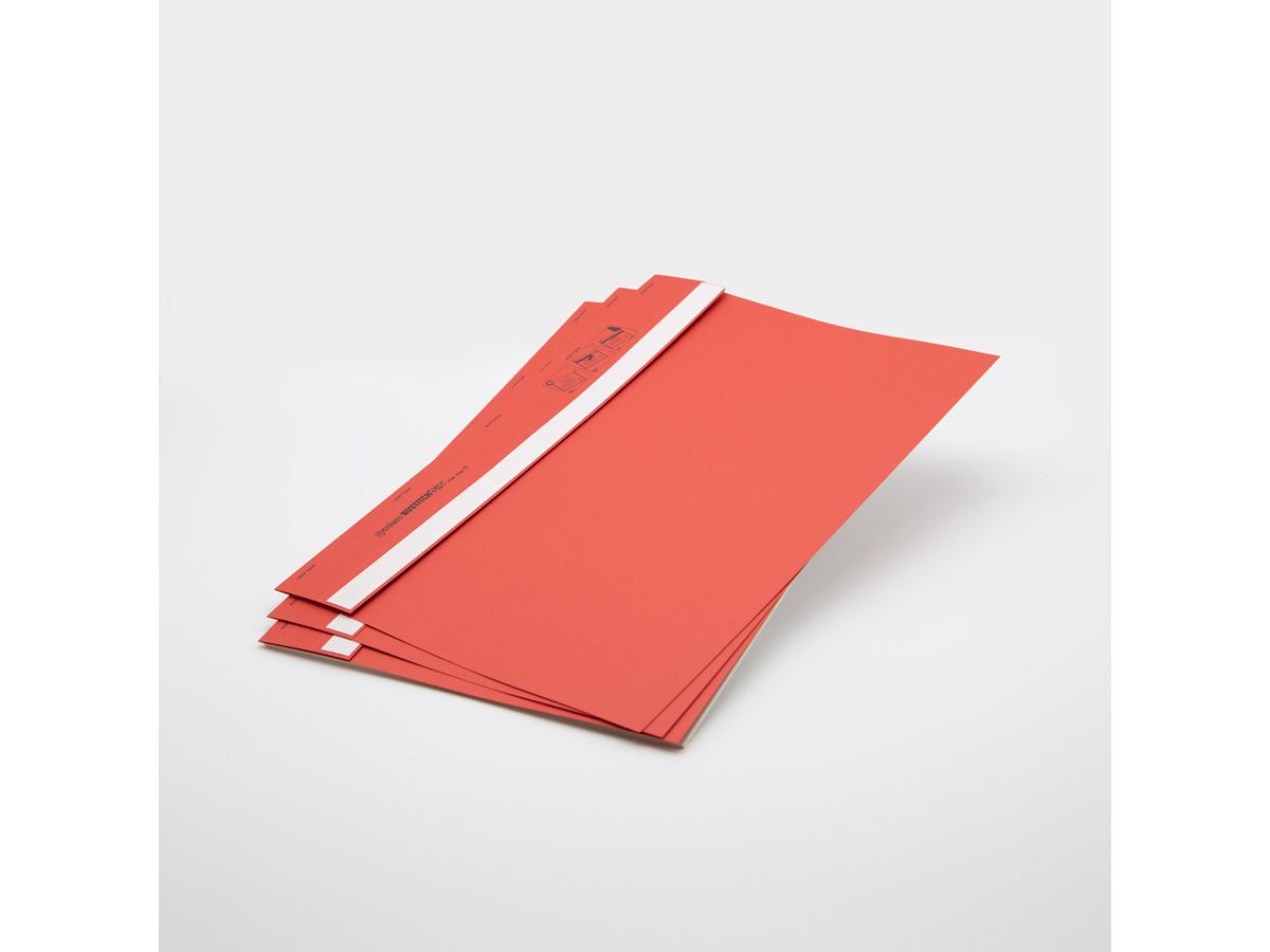 BOFIX Quaderno rosso 215725002 80g 50 pezzi (0002157250024)