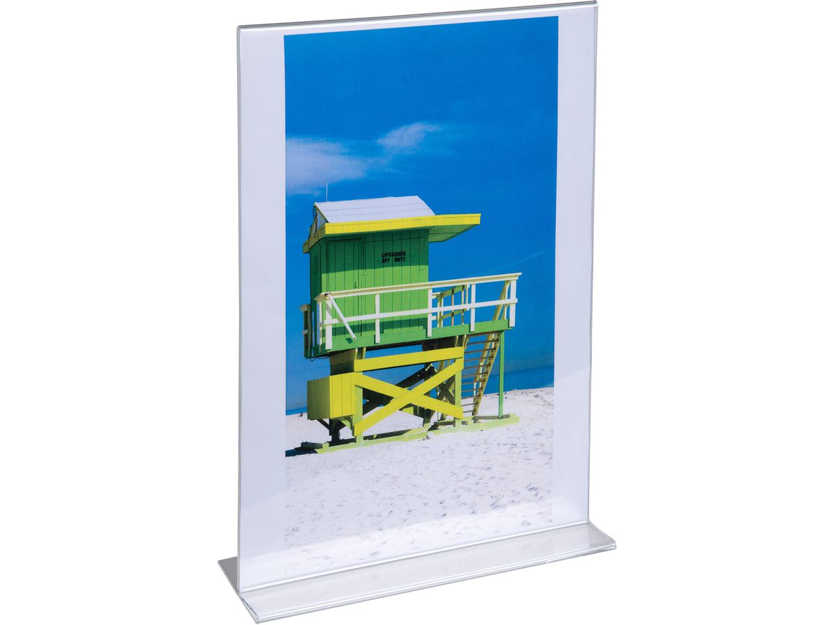 EXACOMPTA Tischaufsteller A4 84158D transparent, T-Form hoch (9002493109285)