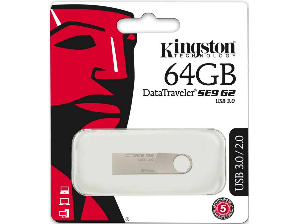 KINGSTON USB-Stick DataTraveler 64 GB DTSE9G2/64GB (0740617237757)