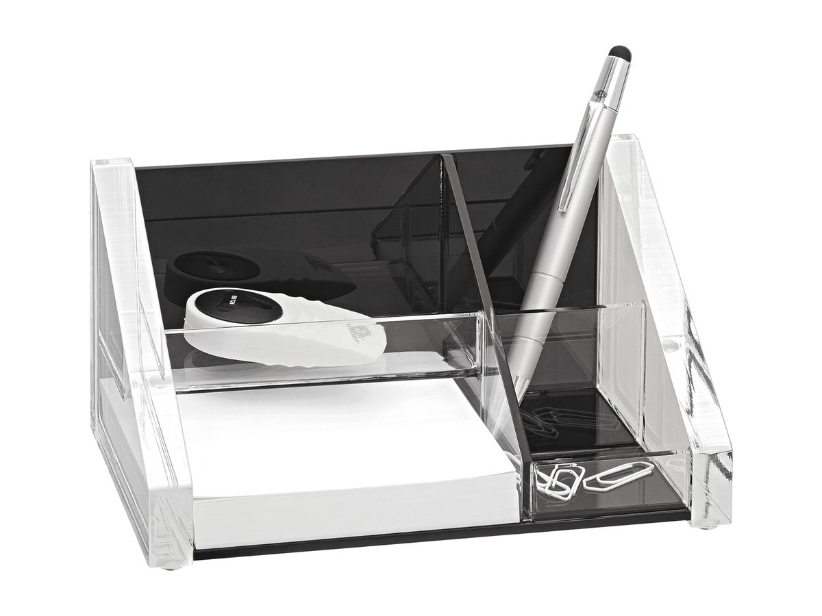 WEDO Multiköcher Acryl Exklusive 605101 glasklar/schwarz (4003801858913)