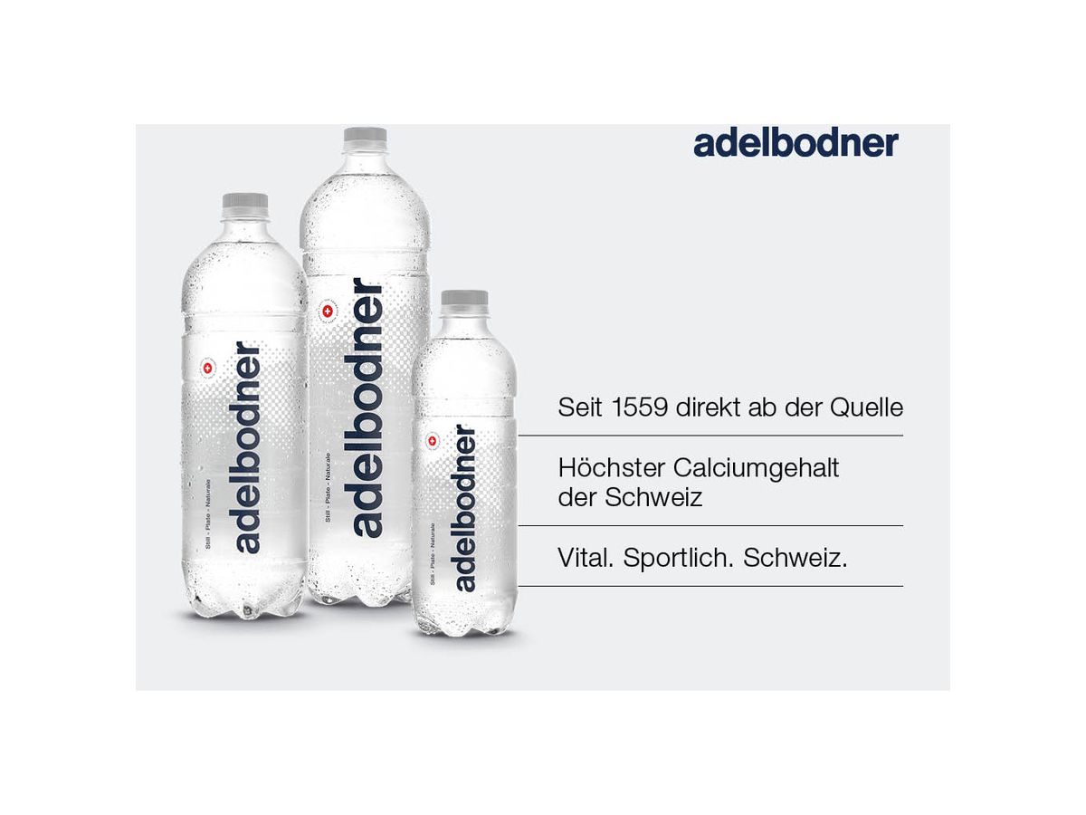 ADELBODNER ohne Kohlensäure 180062 50 cl, 24 Stk. (7610338130244)