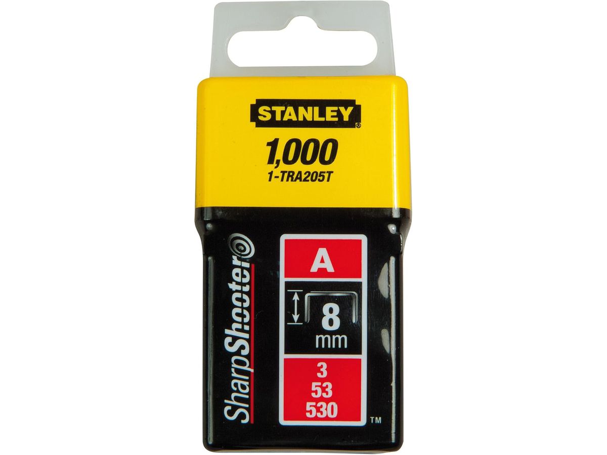 BOSTITCH Heftklammern Typ A 8mm 1-TRA205T 1000 Stück (3253561053894)