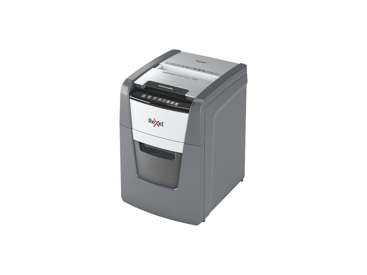 REXEL Aktenvernichter Optimum AF+ 2020100XCH 100X, P-4, 34lt (5028252614016)