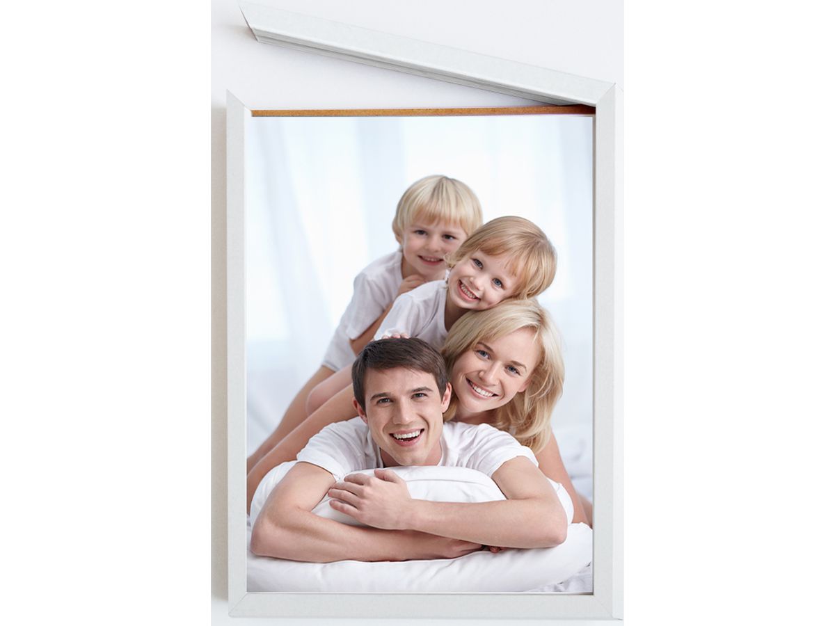 DEBEX Wechselrahmen 21x29,7cm H8601V210297 Holz, magnetisch weiss (7611195105864)