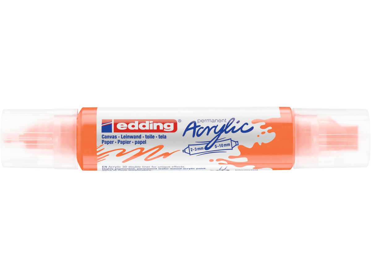 EDDING Acrylmarker 5400 double liner 5400-066 fluorescent orange (4057305028815)