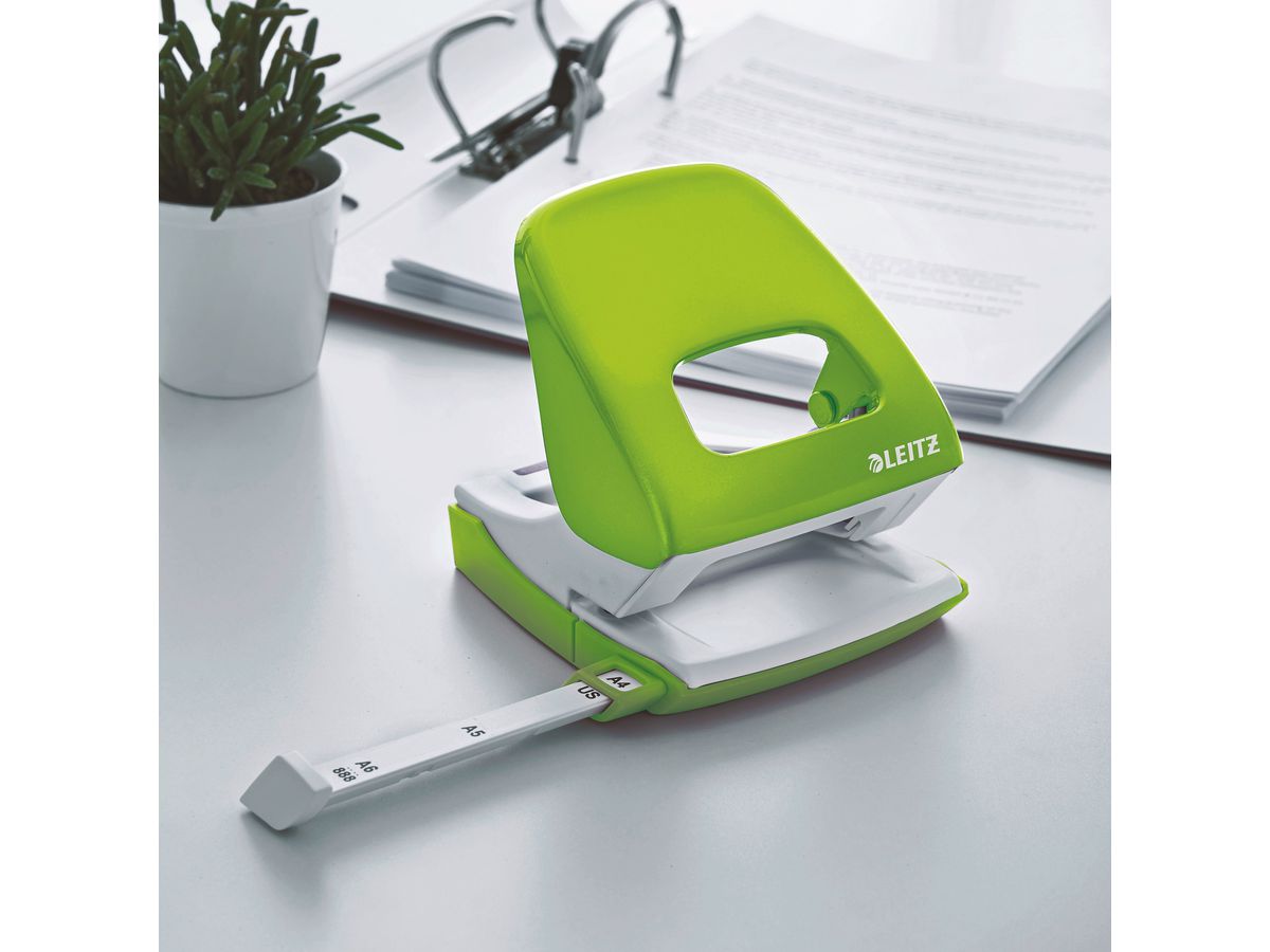 LEITZ Bucatrice NeXXt WOW 5008 50082054 verde 30 fogli (4002432123513)